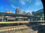 Metro North station from the train